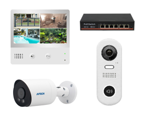 IP Porttelefonpakke Villa med 1 ekstra kamera